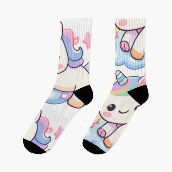 Item preview, Kawaii Unicorn on Cloud – Rainbow Pastel Fantasy Stickers designed and sold by Kallandra.