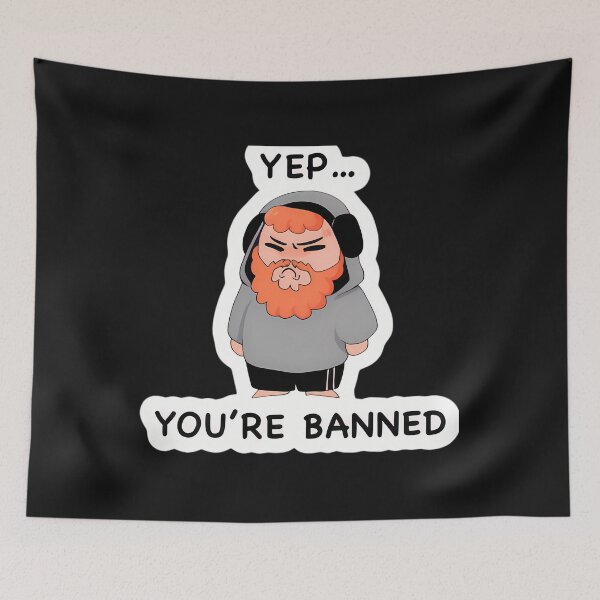 Item preview,  Caseoh Yep You'Re Banned designed and sold by Baskota-Store.