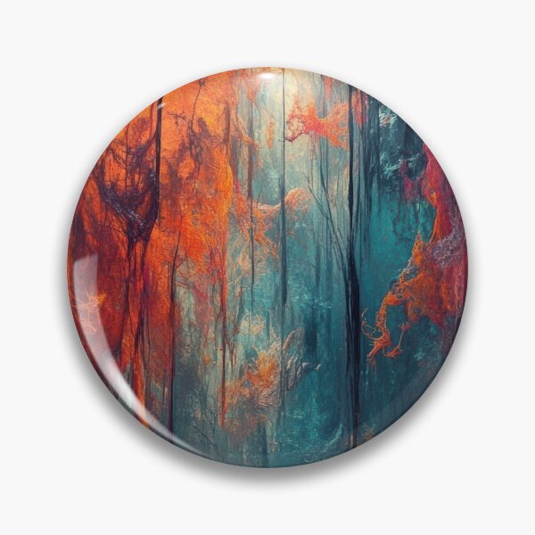 Item preview, Neural Decay – Orange & Teal Web Abstract designed and sold by B-Russ-Stuff.