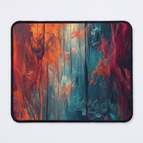 Item preview, Neural Decay – Orange & Teal Web Abstract designed and sold by B-Russ-Stuff.