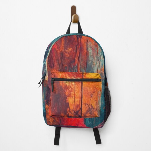 Item preview, Neural Decay – Orange & Teal Web Abstract designed and sold by B-Russ-Stuff.