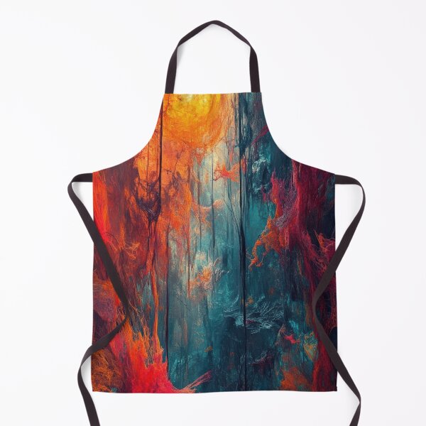 Item preview, Neural Decay – Orange & Teal Web Abstract designed and sold by B-Russ-Stuff.