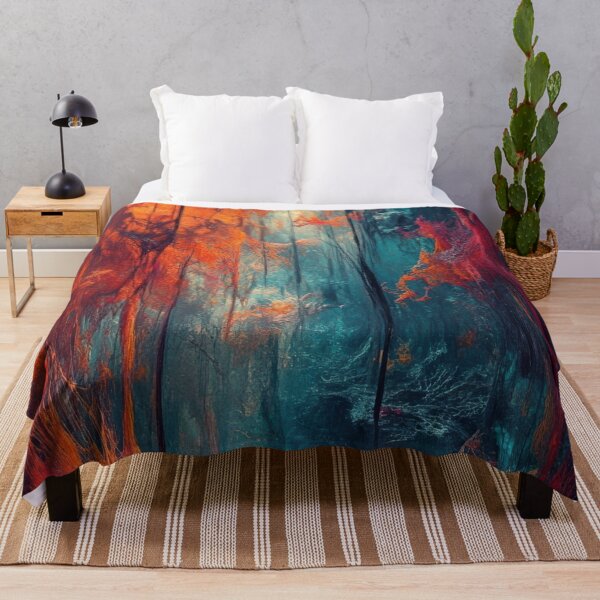 Item preview, Neural Decay – Orange & Teal Web Abstract designed and sold by B-Russ-Stuff.