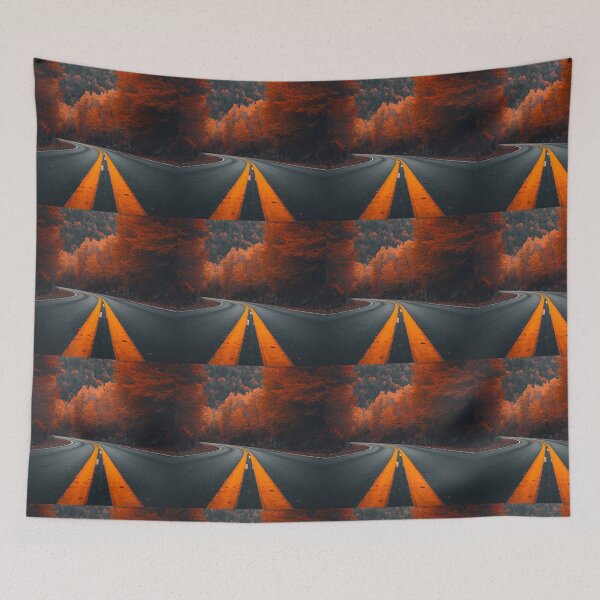 Item preview, Autumn Journey on the Winding Road designed and sold by PixelVibe782.