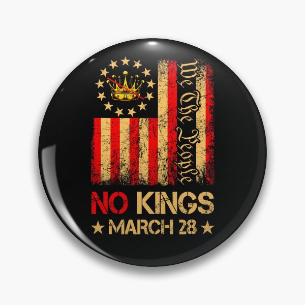 Item preview, No Kings March 28 2026 No Kings Day US Flag Vintage designed and sold by RobertKnow.