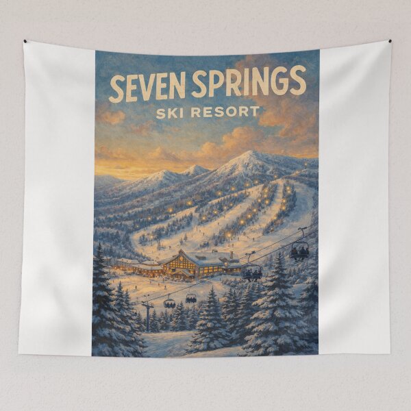 Item preview, Seven Springs Resort at Dusk in Pennsylvania’s Laurel Highlands designed and sold by Places On Earth.