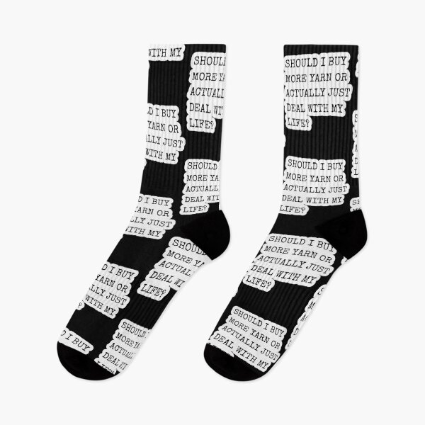 Item preview, Should I Buy More Yarn Quote designed and sold by ihgterpbizv18.