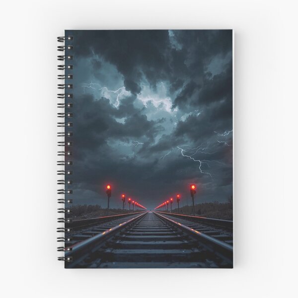 Item preview, Storm on the Silent Tracks designed and sold by PixelVibe782.