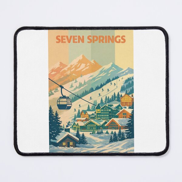 Item preview, Seven Springs Winter Village and Gondola in Pennsylvania’s Laurel Mountains designed and sold by Places On Earth.