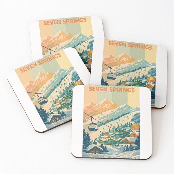 Item preview, Seven Springs Winter Village and Gondola in Pennsylvania’s Laurel Mountains designed and sold by Places On Earth.