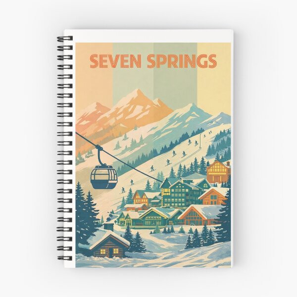 Item preview, Seven Springs Winter Village and Gondola in Pennsylvania’s Laurel Mountains designed and sold by Places On Earth.