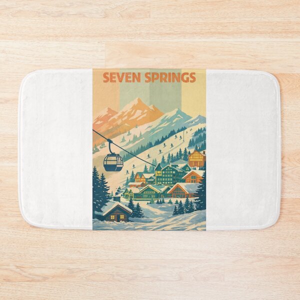 Item preview, Seven Springs Winter Village and Gondola in Pennsylvania’s Laurel Mountains designed and sold by Places On Earth.