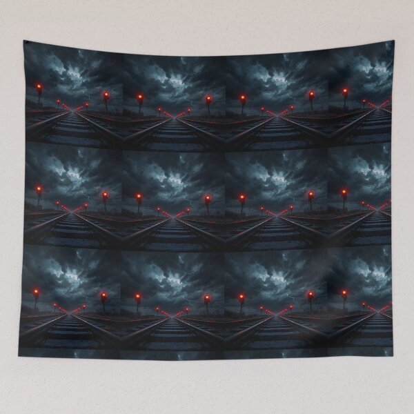 Item preview, Storm on the Silent Tracks designed and sold by PixelVibe782.