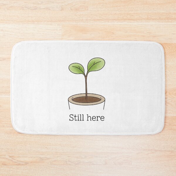 Item preview, Small Green Plant Still Here Quiet Persistence designed and sold by SassyArtistry.