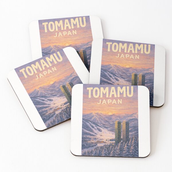 Item preview, Tomamu Resort in Hokkaido Japan with Twin Tower Hotels and Snowy Sunrise designed and sold by Places On Earth.