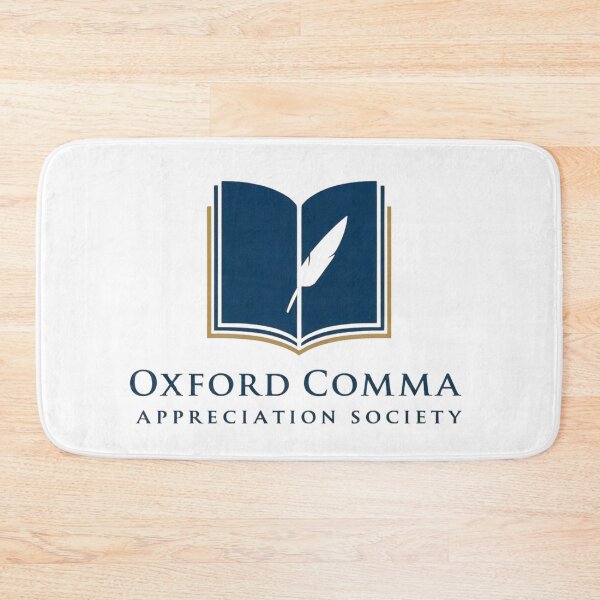 Item preview, Oxford Comma Appreciation Society Logo and Brand Identity designed and sold by Rue Market.