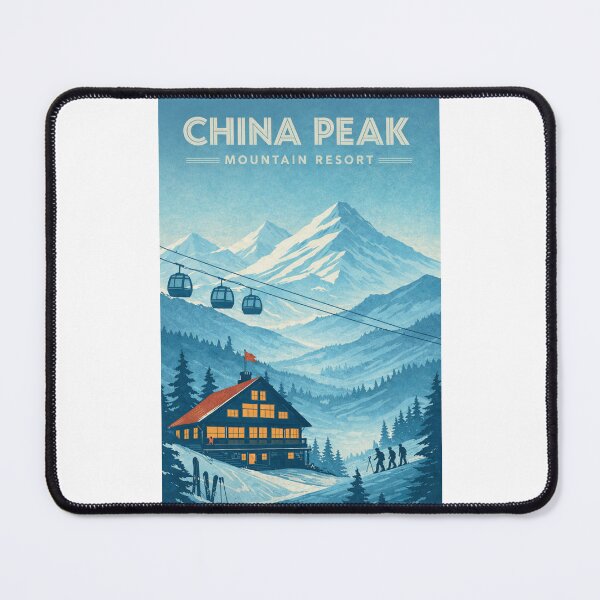 Item preview, China Peak Mountain Resort in Sierra National Forest, California designed and sold by Places On Earth.