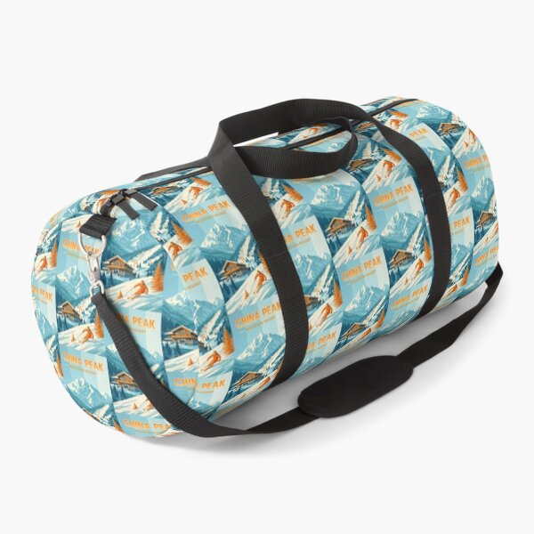 Item preview, Skiing at China Peak California with Chalet and Sierra Nevada Mountains designed and sold by Places On Earth.