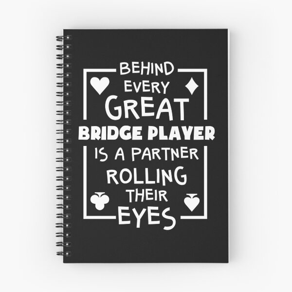 Item preview,  Behind Every Great Bridge Player Is A Partner Rolling Their Eyes designed and sold by Baskota-Store.