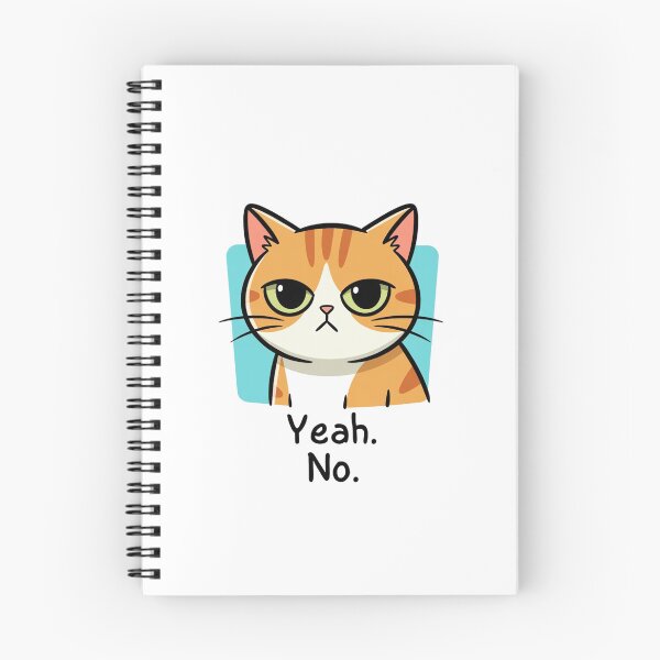 Item preview, Annoyed Cat Yeah No Blunt Reaction Mood designed and sold by SassyArtistry.