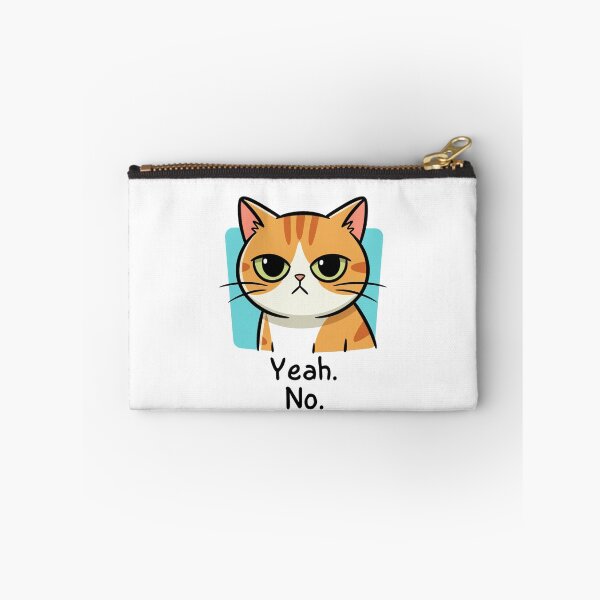 Item preview, Annoyed Cat Yeah No Blunt Reaction Mood designed and sold by SassyArtistry.