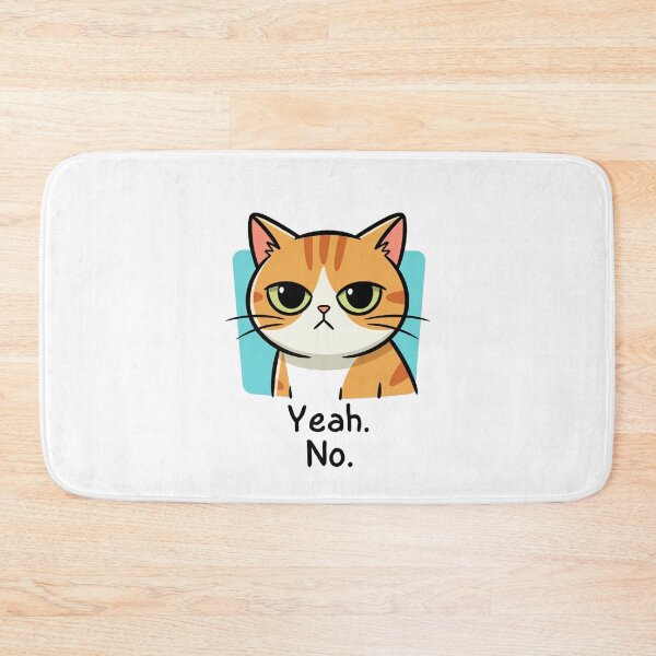 Item preview, Annoyed Cat Yeah No Blunt Reaction Mood designed and sold by SassyArtistry.