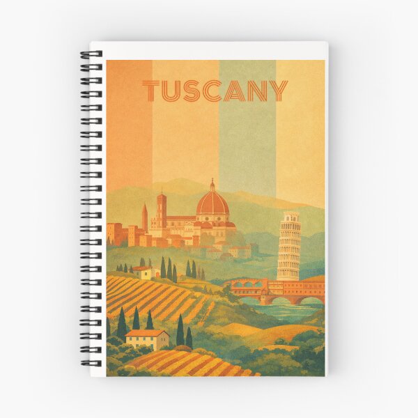 Item preview, Tuscany Italy with Florence Cathedral, Leaning Tower of Pisa and Vineyards designed and sold by Places On Earth.