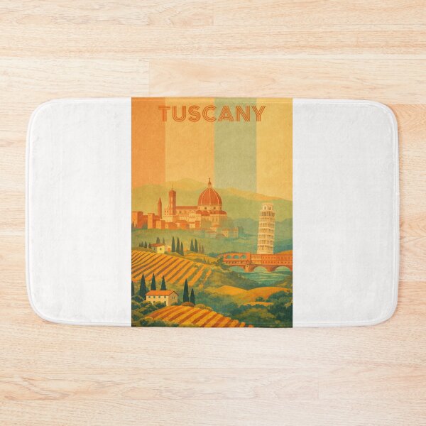 Item preview, Tuscany Italy with Florence Cathedral, Leaning Tower of Pisa and Vineyards designed and sold by Places On Earth.