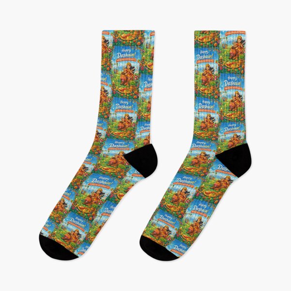 Item preview, Dashain Festival Nepal with Goddess Durga, Mountains and Celebration designed and sold by Places On Earth.