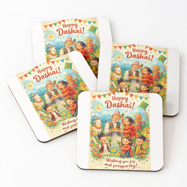 Item preview, Traditional Dashai Festival in Nepal with Family, Goat and Mountains designed and sold by Places On Earth.