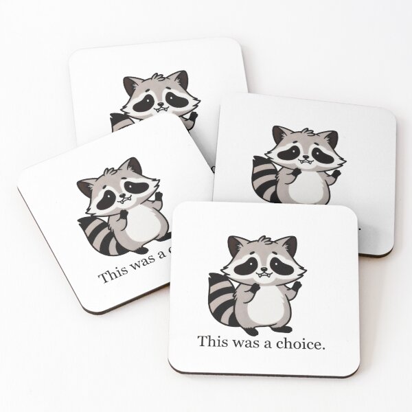 Item preview, Confused Raccoon This Was A Choice Moment designed and sold by SassyArtistry.