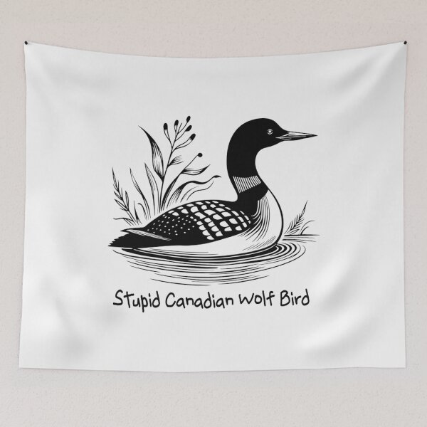 Item preview, Stupid canadian wolf bird- Funny Loon Bird-Heated Rivalry designed and sold by gustavbellocci.