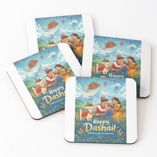 Item preview, Dashai Festival Celebration in Nepal with Family, Goat, and Himalayas designed and sold by Places On Earth.
