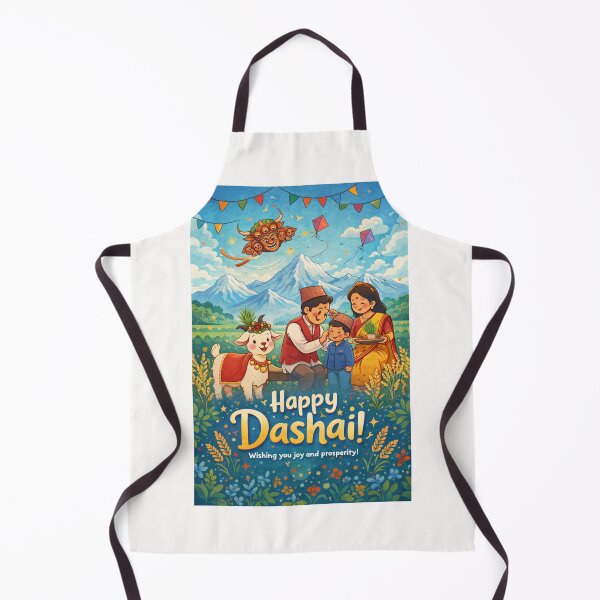 Item preview, Dashai Festival Celebration in Nepal with Family, Goat, and Himalayas designed and sold by Places On Earth.