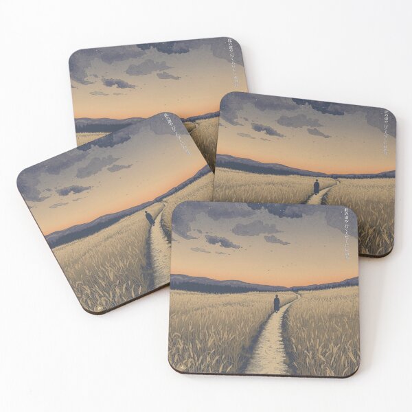 Item preview, THE UNTRODDEN PATH - Matsuo Basho Haiku Japanese Kanji Art designed and sold by KanjiShokunin.