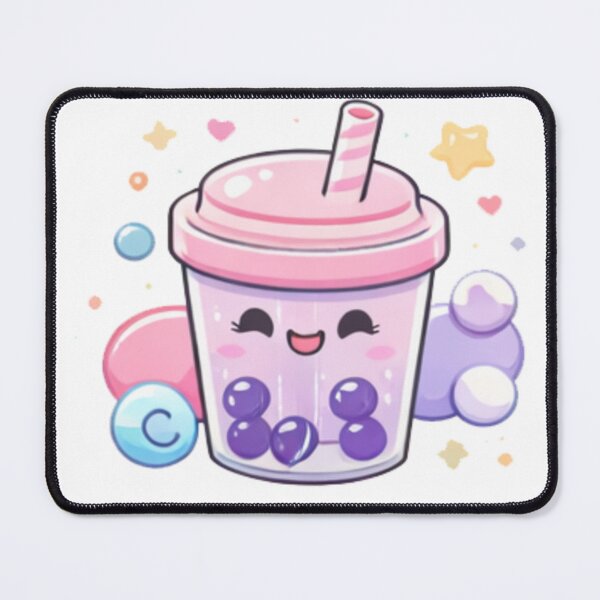 Item preview, Kawaii Bubble Tea Cup – Cute Boba Drink Pastel Stickers designed and sold by Kallandra.