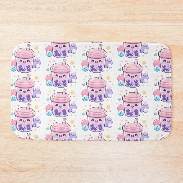 Item preview, Kawaii Bubble Tea Cup – Cute Boba Drink Pastel Stickers designed and sold by Kallandra.