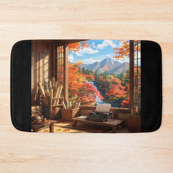 Item preview, Autumn writing room with mountain view designed and sold by ChiqueAvenue.