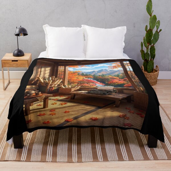 Item preview, Autumn writing room with mountain view designed and sold by ChiqueAvenue.