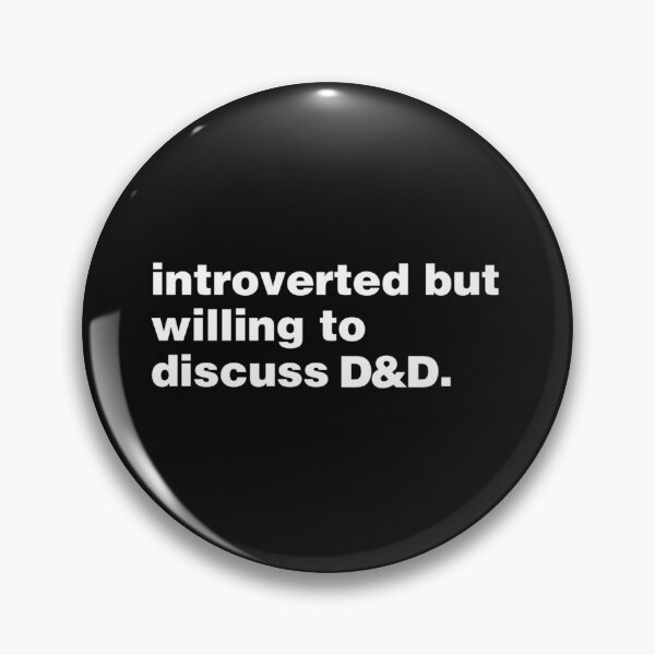 Item preview,  Introverted But Willing To Discuss Dd designed and sold by Jasyshoot.
