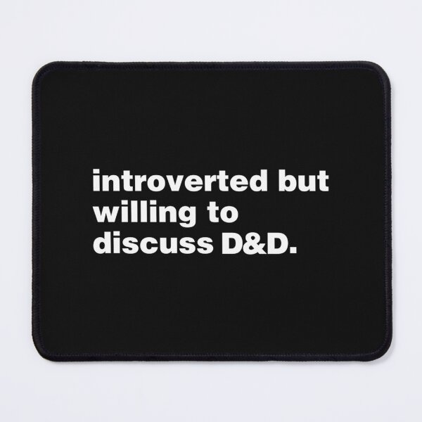 Item preview, Introverted But Willing To Discuss Dd designed and sold by Jasyshoot.