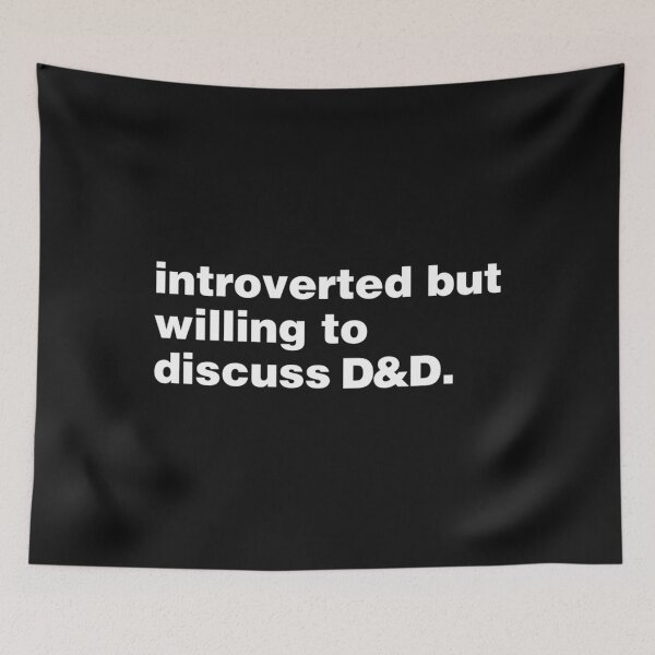 Item preview,  Introverted But Willing To Discuss Dd designed and sold by Jasyshoot.