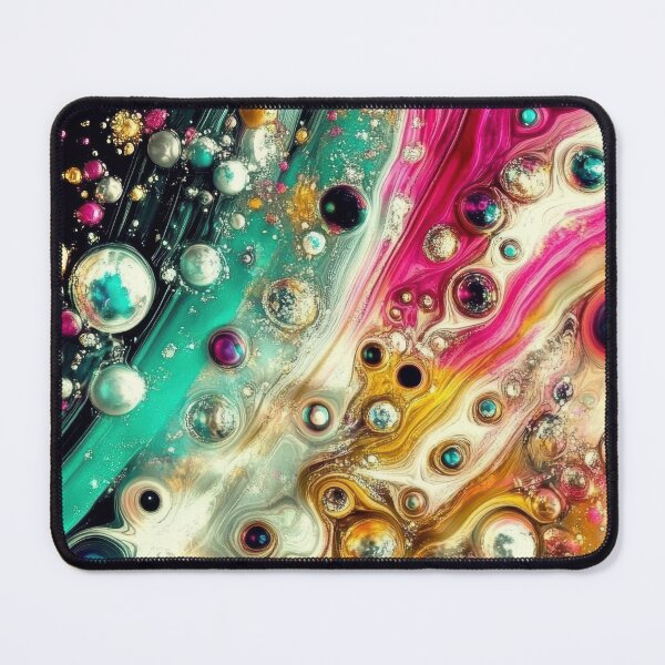 Item preview, Vertical Prism – Red & Teal Glass Abstract designed and sold by B-Russ-Stuff.