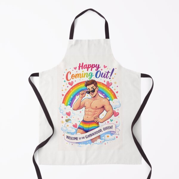 Item preview, Happy Coming Out Card with Rainbow, Hearts, and Celebratory Pose designed and sold by Places On Earth.