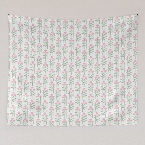 Item preview, Medium Soft Pink Floral  Botanical Seamless Pattern Illustration designed and sold by DColourMuse.