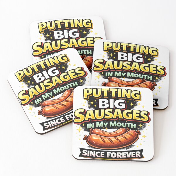 Item preview, Big Sausage Food Humor Quote designed and sold by TheNyneShop.
