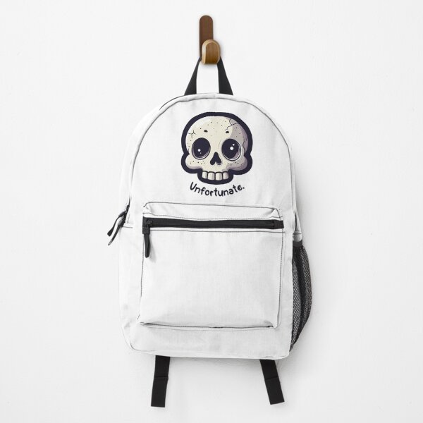Item preview, Cute Skull Saying Unfortunate Dark Humor Illustration designed and sold by SassyArtistry.