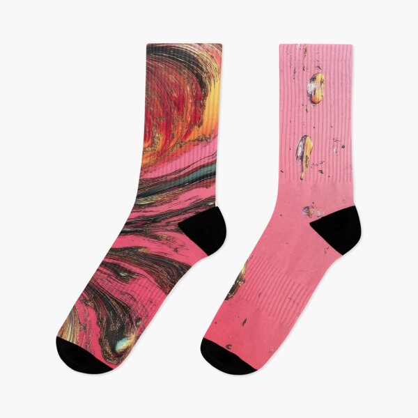 Item preview, Liquid Luxury – Pink & Gold Splash Abstract designed and sold by B-Russ-Stuff.