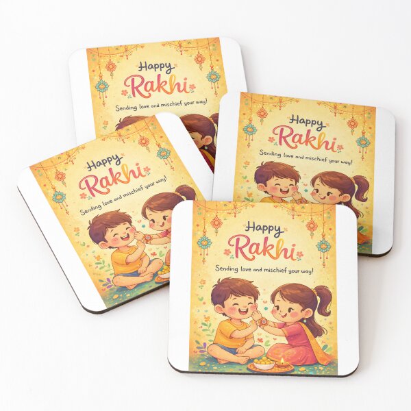 Item preview, Raksha Bandhan Greetings with Sweets and Rakhi Bracelet designed and sold by Aryabek.
