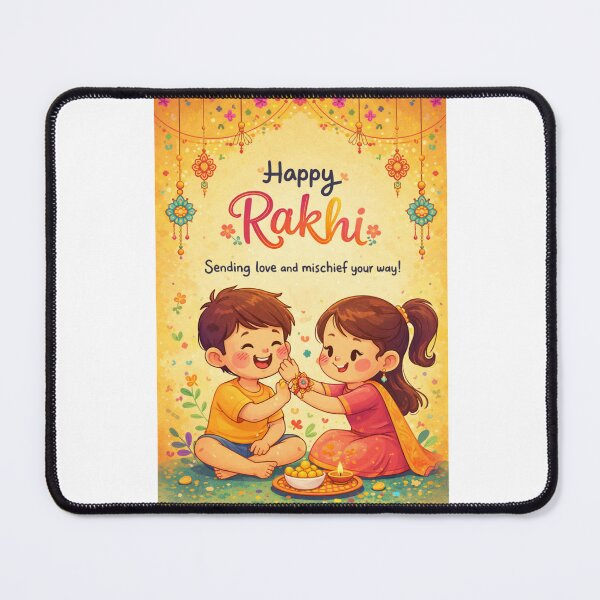 Item preview, Raksha Bandhan Greetings with Sweets and Rakhi Bracelet designed and sold by Aryabek.